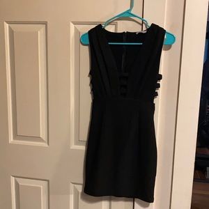 Tobi cut out sides and chest short dress